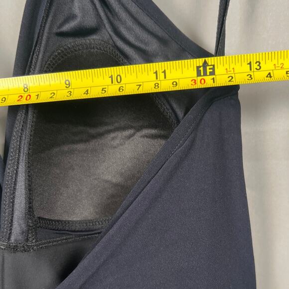 MagicSuit Swim NWT Black Size 12 Bianca One Piece Suit Halter Romper Swimsuit - Picture 7 of 8